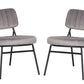 LeisureMod Marilane Velvet Accent Chair With Metal Frame Set of 2 | Accent Chairs | Modishstore - 9