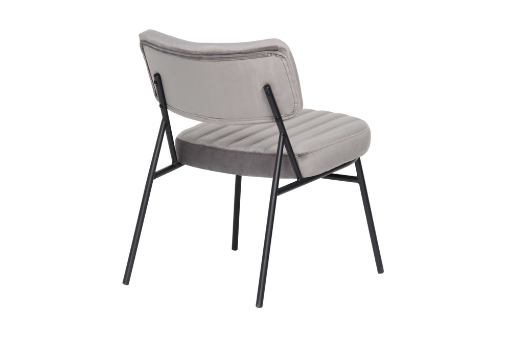 LeisureMod Marilane Velvet Accent Chair With Metal Frame Set of 2 | Accent Chairs | Modishstore - 10