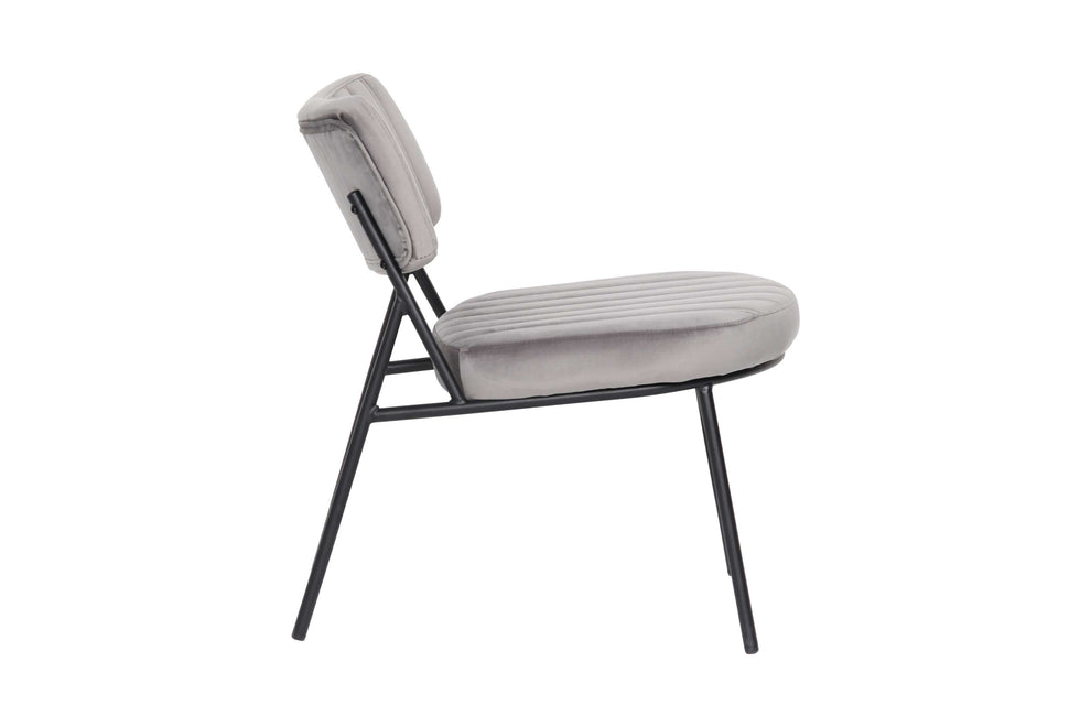 LeisureMod Marilane Velvet Accent Chair With Metal Frame | Accent Chairs | Modishstore - 13