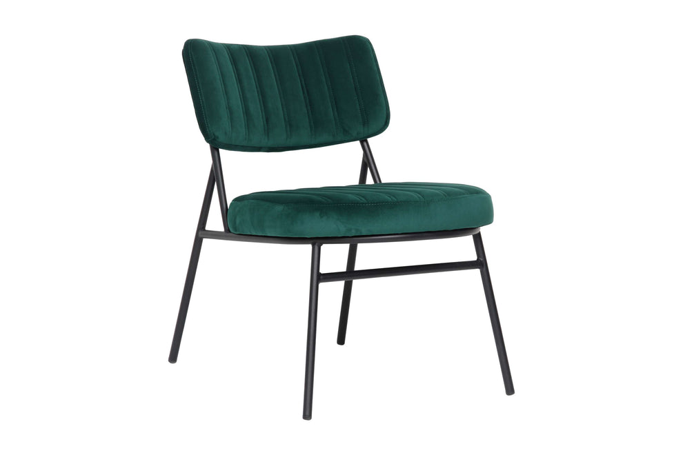 LeisureMod Marilane Velvet Accent Chair With Metal Frame | Accent Chairs | Modishstore - 6