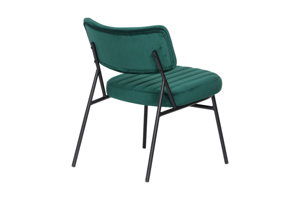 LeisureMod Marilane Velvet Accent Chair With Metal Frame | Accent Chairs | Modishstore - 8