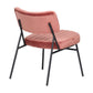 LeisureMod Marilane Velvet Accent Chair With Metal Frame Set of 2 | Accent Chairs | Modishstore - 14