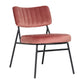 LeisureMod Marilane Velvet Accent Chair With Metal Frame | Accent Chairs | Modishstore - 14