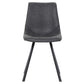 LeisureMod Markley Modern Leather Dining Chair With Metal Legs | Dining Chairs | Modishstore - 18