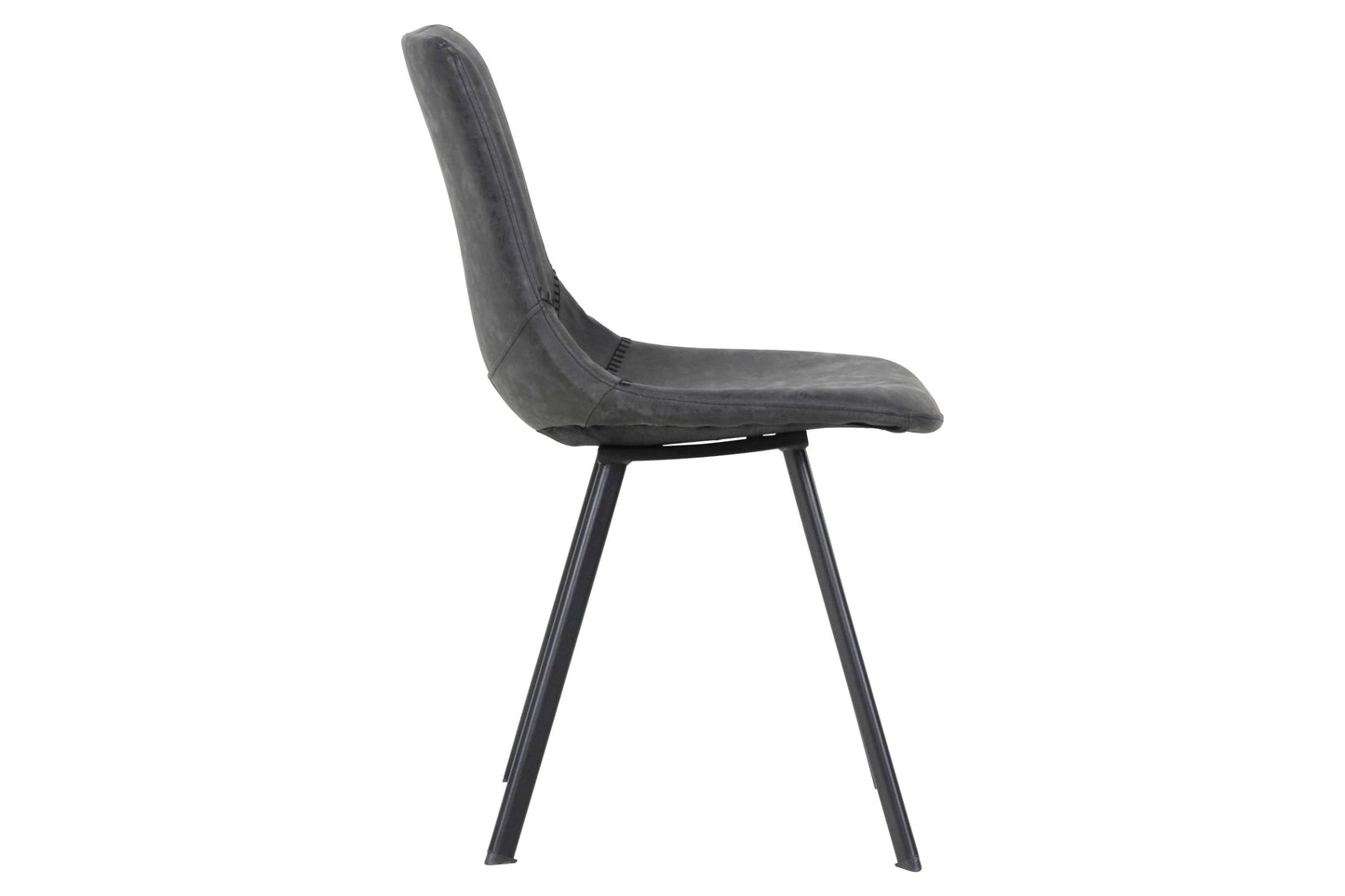 LeisureMod Markley Modern Leather Dining Chair With Metal Legs | Dining Chairs | Modishstore - 11