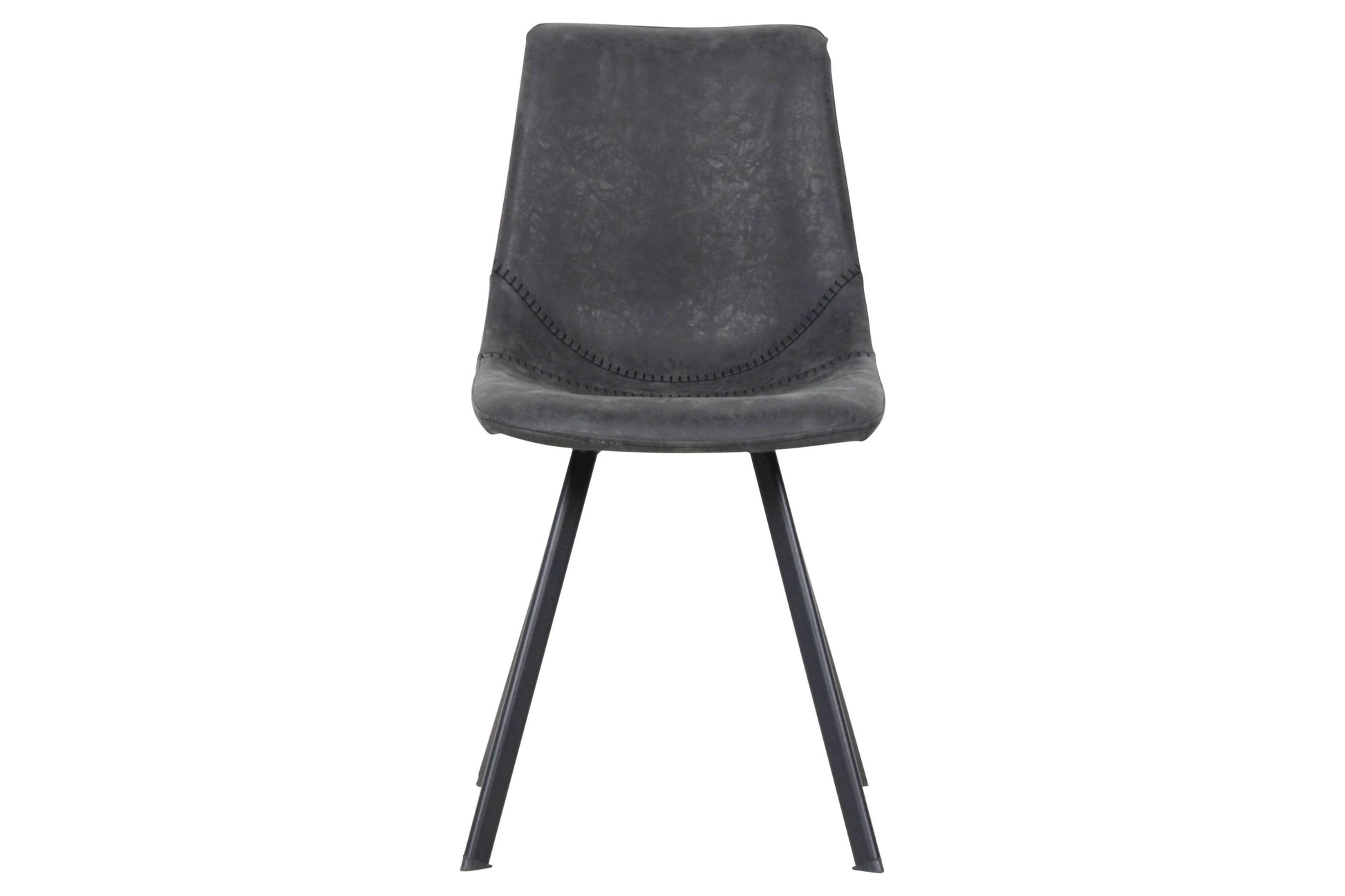 LeisureMod Markley Modern Leather Dining Chair With Metal Legs | Dining Chairs | Modishstore - 19
