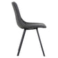 LeisureMod Markley Modern Leather Dining Chair With Metal Legs | Dining Chairs | Modishstore - 12