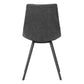 LeisureMod Markley Modern Leather Dining Chair With Metal Legs | Dining Chairs | Modishstore - 8