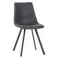 LeisureMod Markley Modern Leather Dining Chair With Metal Legs | Dining Chairs | Modishstore - 13