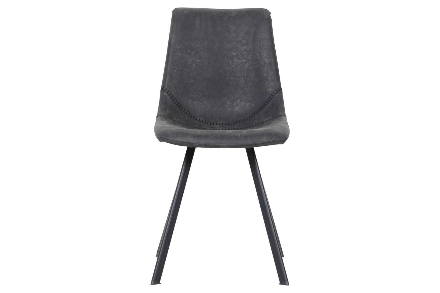 LeisureMod Markley Modern Leather Dining Chair With Metal Legs | Dining Chairs | Modishstore - 17