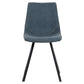 LeisureMod Markley Modern Leather Dining Chair With Metal Legs | Dining Chairs | Modishstore - 9