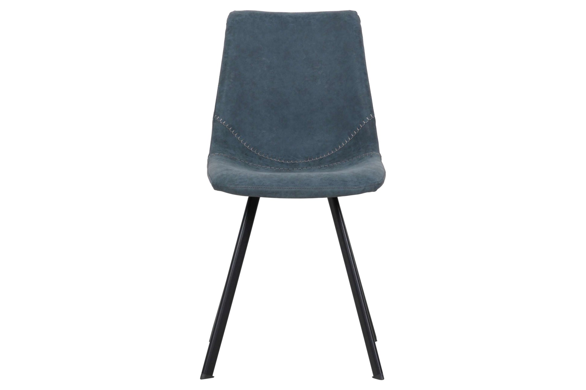 LeisureMod Markley Modern Leather Dining Chair With Metal Legs | Dining Chairs | Modishstore - 9