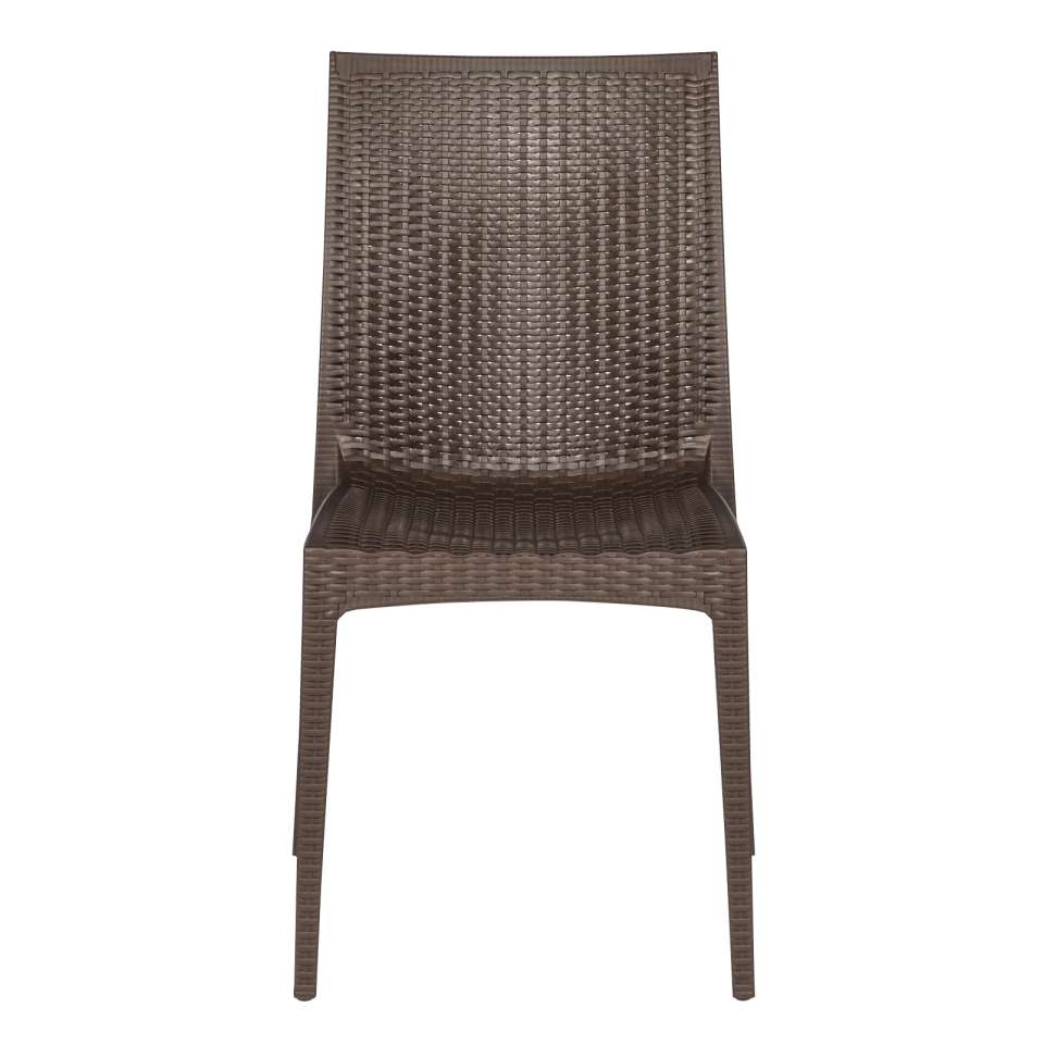 LeisureMod Weave Mace Indoor/Outdoor Dining Chair (Armless), Set of 2 | Dining Chairs | Modishstore - 7