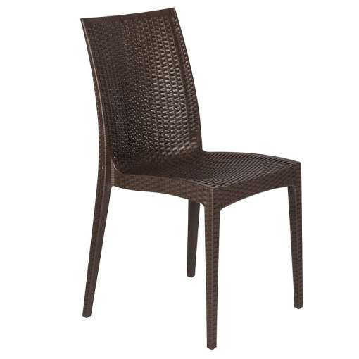 LeisureMod Weave Mace Indoor/Outdoor Dining Chair (Armless) | Dining Chairs | Modishstore - 8