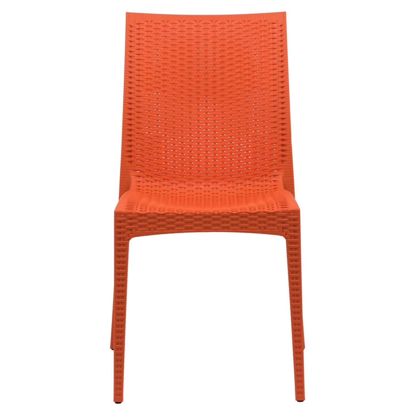 LeisureMod Weave Mace Indoor/Outdoor Dining Chair (Armless), Set of 2 | Dining Chairs | Modishstore - 20
