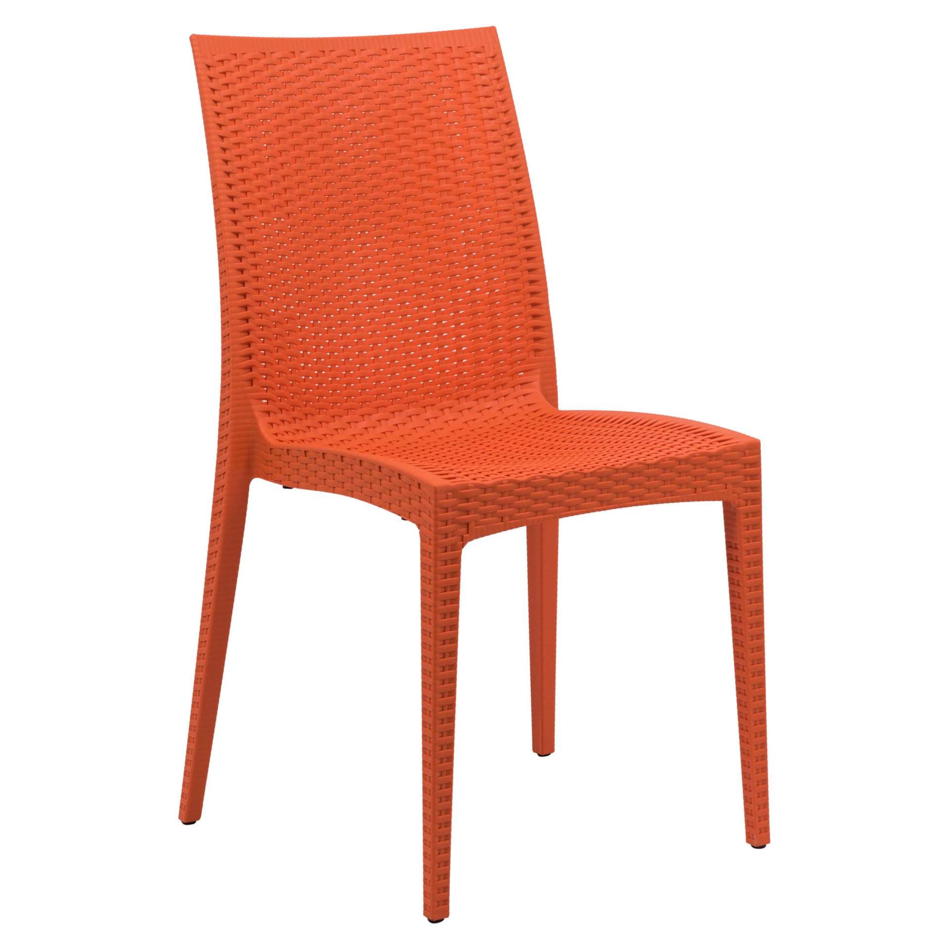 LeisureMod Weave Mace Indoor/Outdoor Dining Chair (Armless) | Dining Chairs | Modishstore - 19