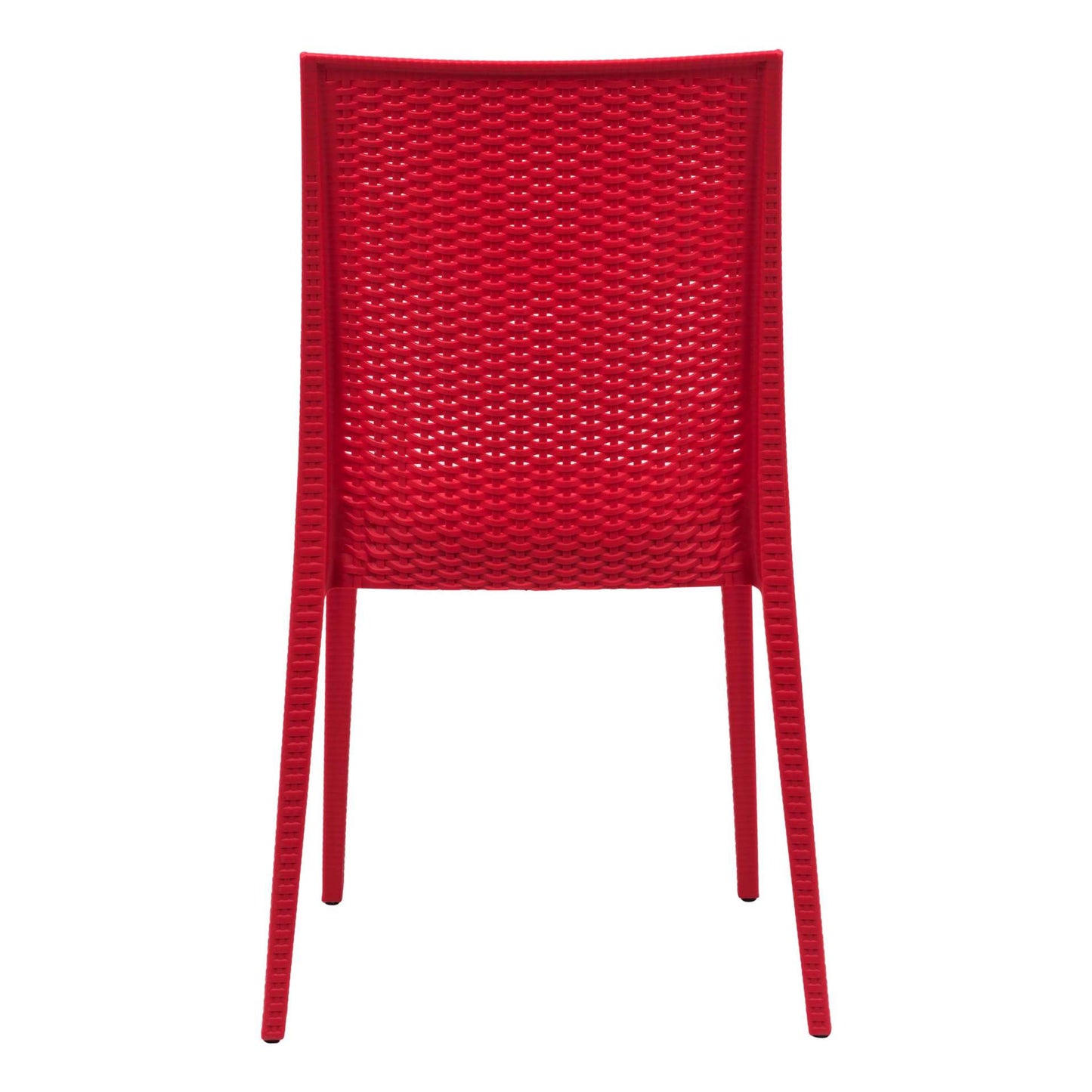 LeisureMod Weave Mace Indoor/Outdoor Dining Chair (Armless), Set of 2 | Dining Chairs | Modishstore - 25