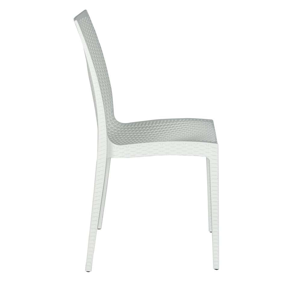 LeisureMod Weave Mace Indoor/Outdoor Dining Chair (Armless), Set of 2 | Dining Chairs | Modishstore - 33