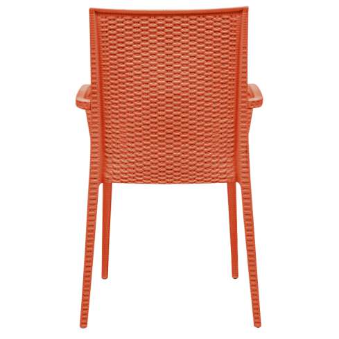 LeisureMod Weave Mace Indoor/Outdoor Chair (With Arms), Set of 4 | Outdoor Chairs | Modishstore - 19