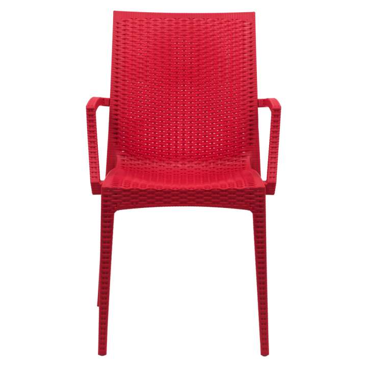 LeisureMod Weave Mace Indoor/Outdoor Chair (With Arms), Set of 2 | Outdoor Chairs | Modishstore - 21