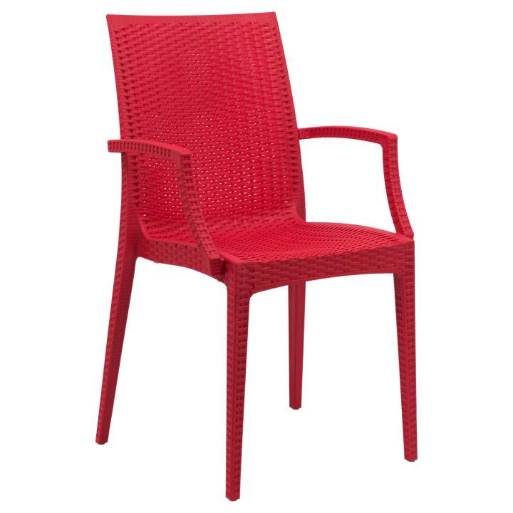 LeisureMod Weave Mace Indoor/Outdoor Chair (With Arms) | Outdoor Chairs | Modishstore - 29