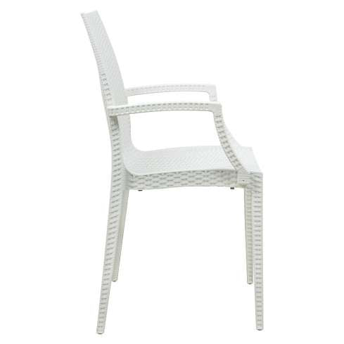 LeisureMod Weave Mace Indoor/Outdoor Chair (With Arms), Set of 2 | Outdoor Chairs | Modishstore - 31