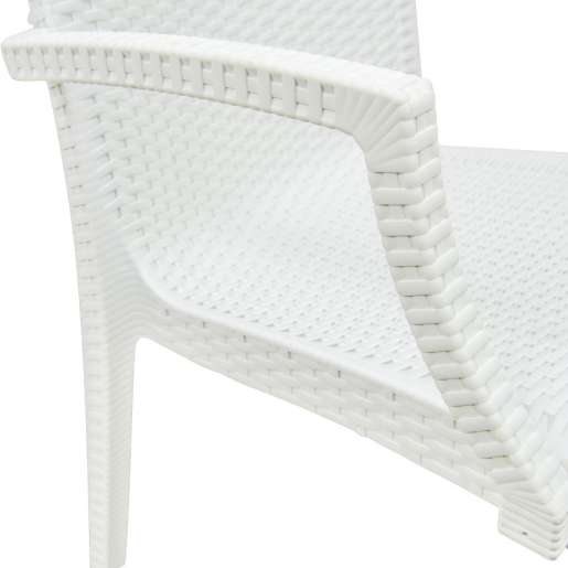 LeisureMod Weave Mace Indoor/Outdoor Chair (With Arms), Set of 2 | Outdoor Chairs | Modishstore - 29