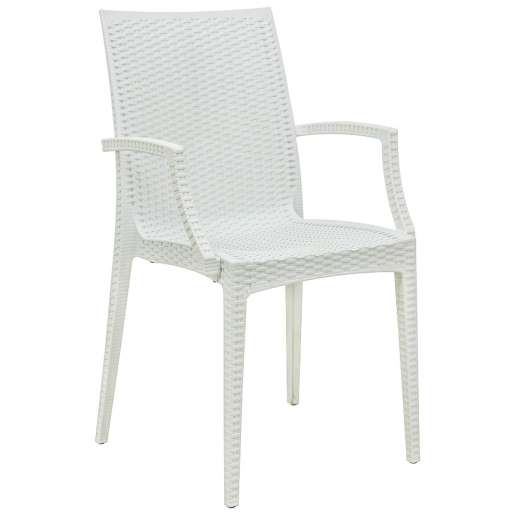 LeisureMod Weave Mace Indoor/Outdoor Chair (With Arms) | Outdoor Chairs | Modishstore - 23