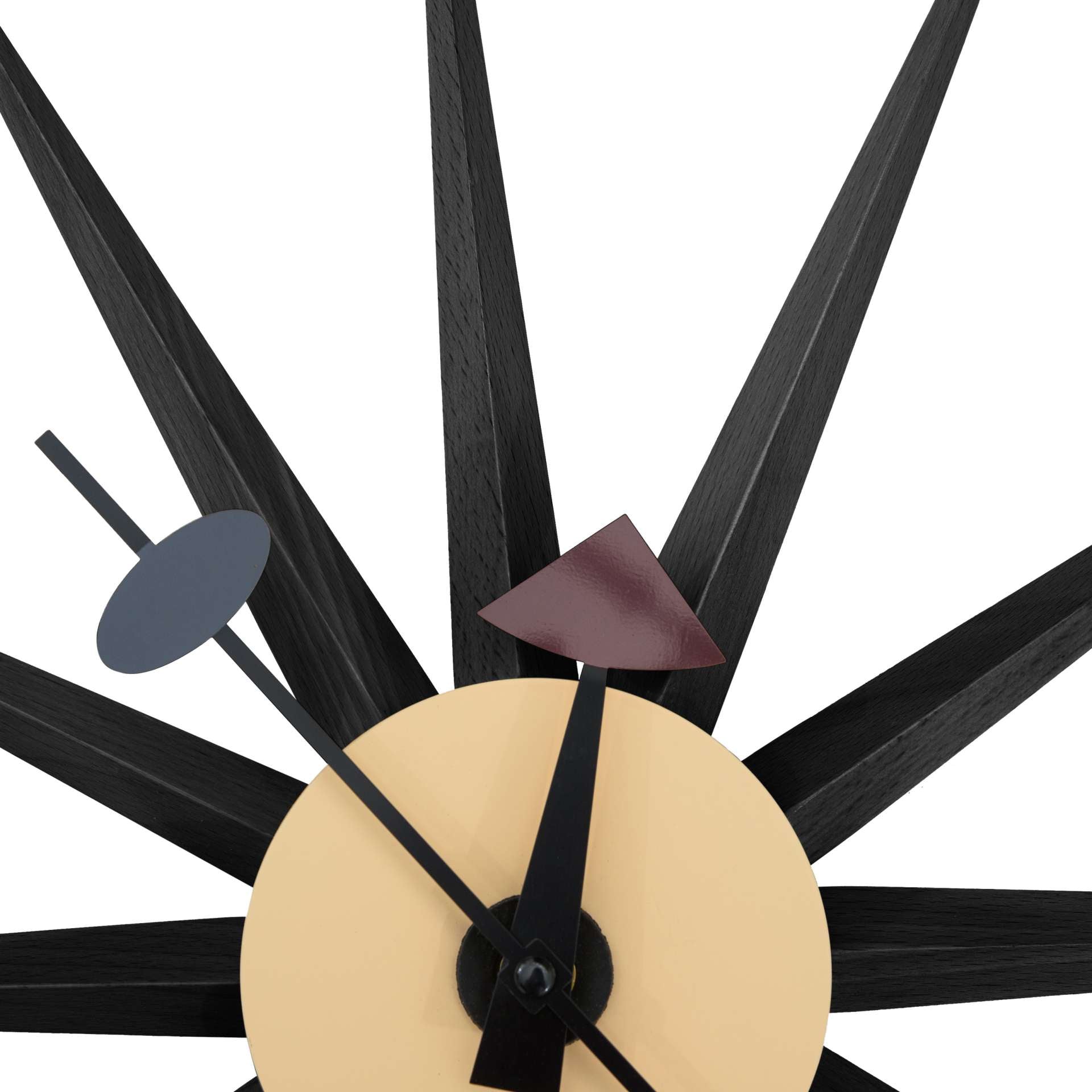 LeisureMod Maxi Modern Design Colorful Star Silent Non-Ticking Wall Clock | Clocks | Modishstore - 13