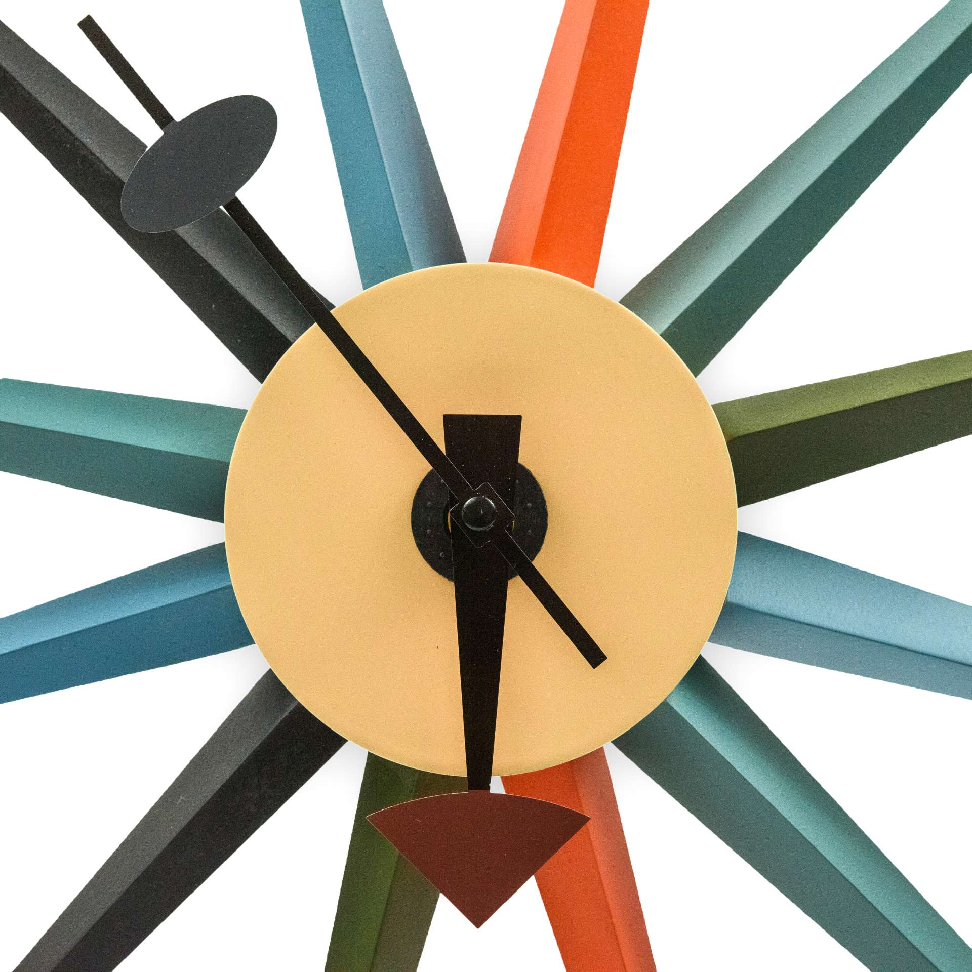 LeisureMod Maxi Modern Design Colorful Star Silent Non-Ticking Wall Clock | Clocks | Modishstore - 2