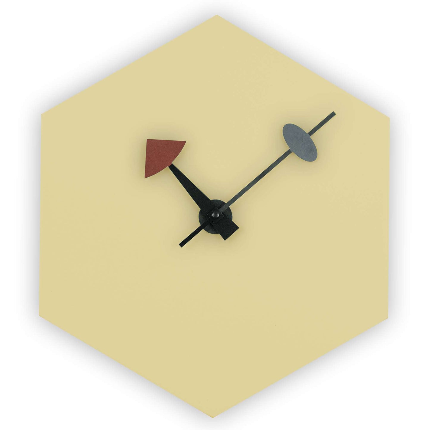 LeisureMod Manchester Modern Design Hexagon Shaped Silent Non-Ticking Wall Clock | Clocks | Modishstore