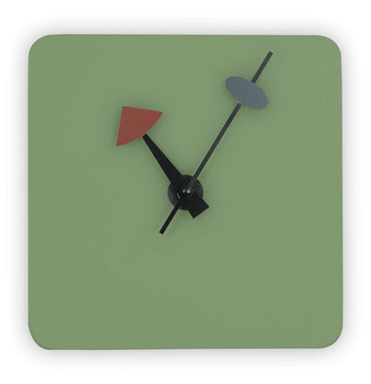 LeisureMod Manchester Modern Design Square Silent Non-Ticking Wall Clock | Clocks | Modishstore - 5