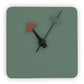 LeisureMod Manchester Modern Design Square Silent Non-Ticking Wall Clock | Clocks | Modishstore - 12