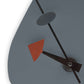 LeisureMod Manchester Modern Rain Drop Design Silent Non-Ticking Wall Clock | Clocks | Modishstore - 11