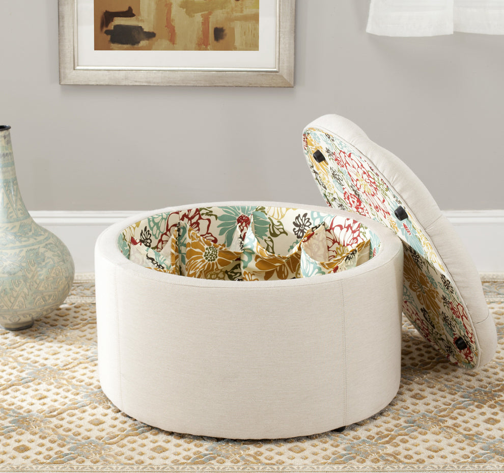 Safavieh Tanisha Shoe Ottoman | Ottomans | Modishstore - 1