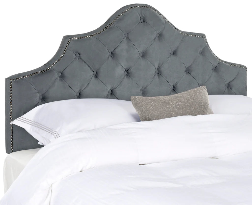 Safavieh Arebelle Full Headboard Full Size - Grey | Headboards | Modishstore - 2