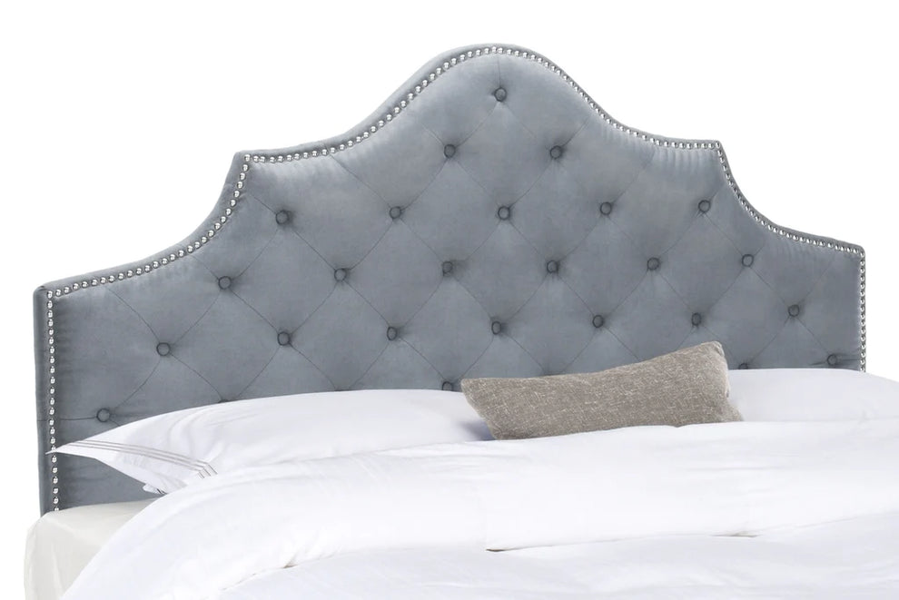 Safavieh Arebelle King Headboard King Size - Grey | Headboards | Modishstore - 2