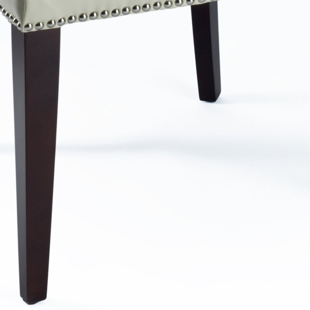 Safavieh Becca Cream Leather | Dining Chairs | Modishstore - 4