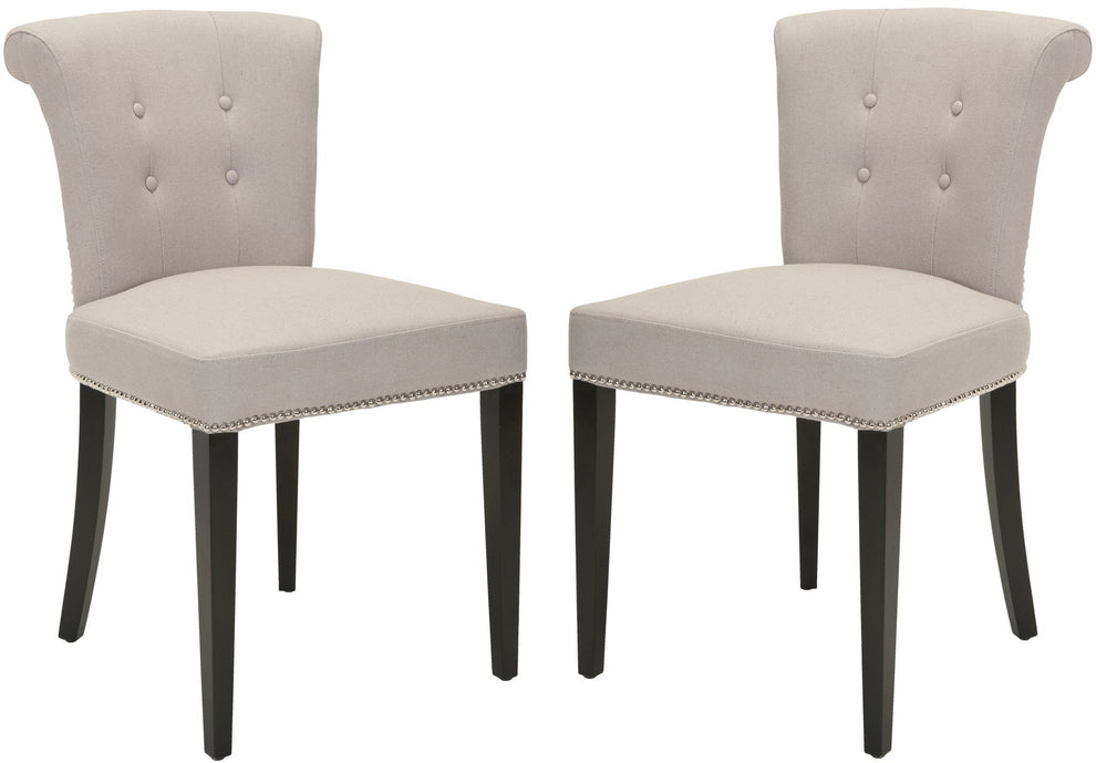 Safavieh Arion Ring Chair W/ Nickel Nail Heads - Set Of 2 | Dining Chairs | Modishstore - 2