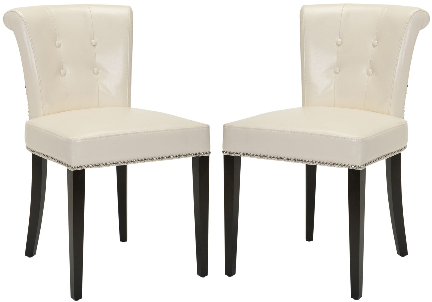 Safavieh Arion Ring Chair W/ Nickel Nail Heads - Set Of 2 | Dining Chairs | Modishstore - 3