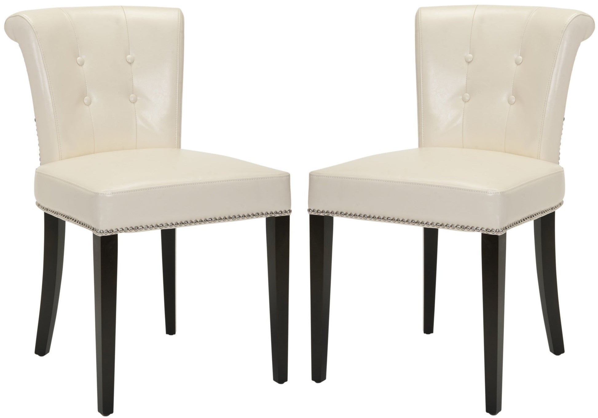 Safavieh Arion Ring Chair W/ Nickel Nail Heads - Set Of 2 | Dining Chairs | Modishstore - 3