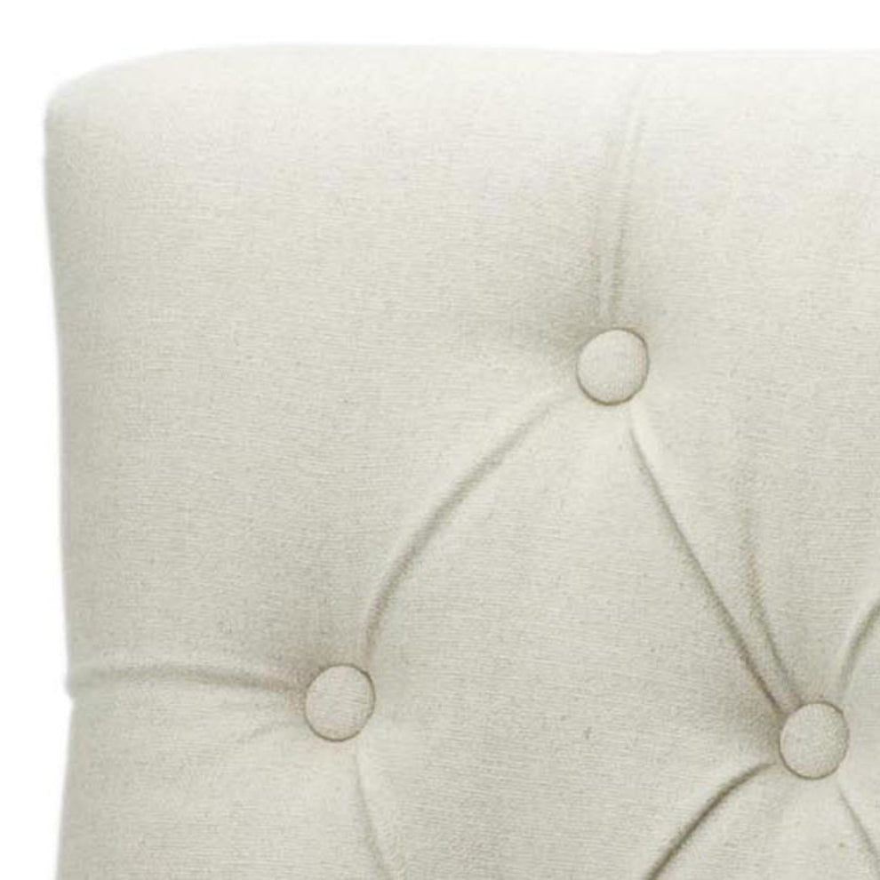 Safavieh Amanda Tufted Chair W/ Nickel Nail Heads | Dining Chairs | Modishstore - 7