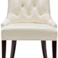Safavieh Amanda Tufted Chair W/ Nickel Nail Heads | Dining Chairs | Modishstore - 8