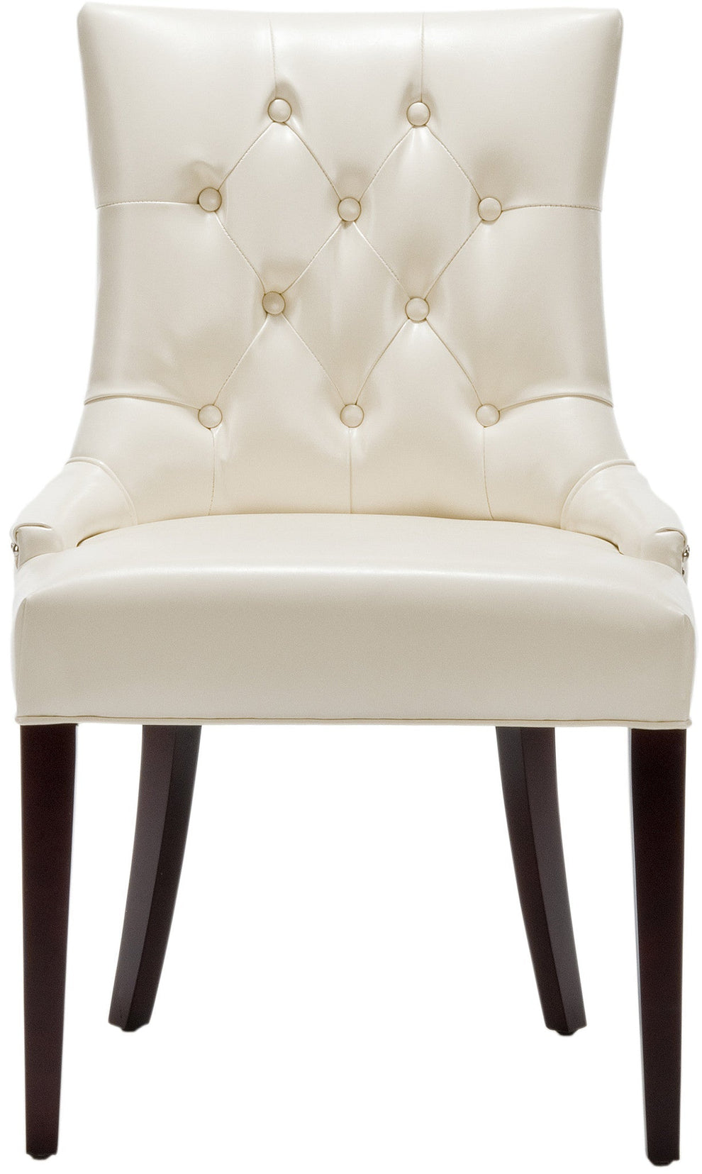 Safavieh Amanda Tufted Chair W/ Nickel Nail Heads | Dining Chairs | Modishstore - 8