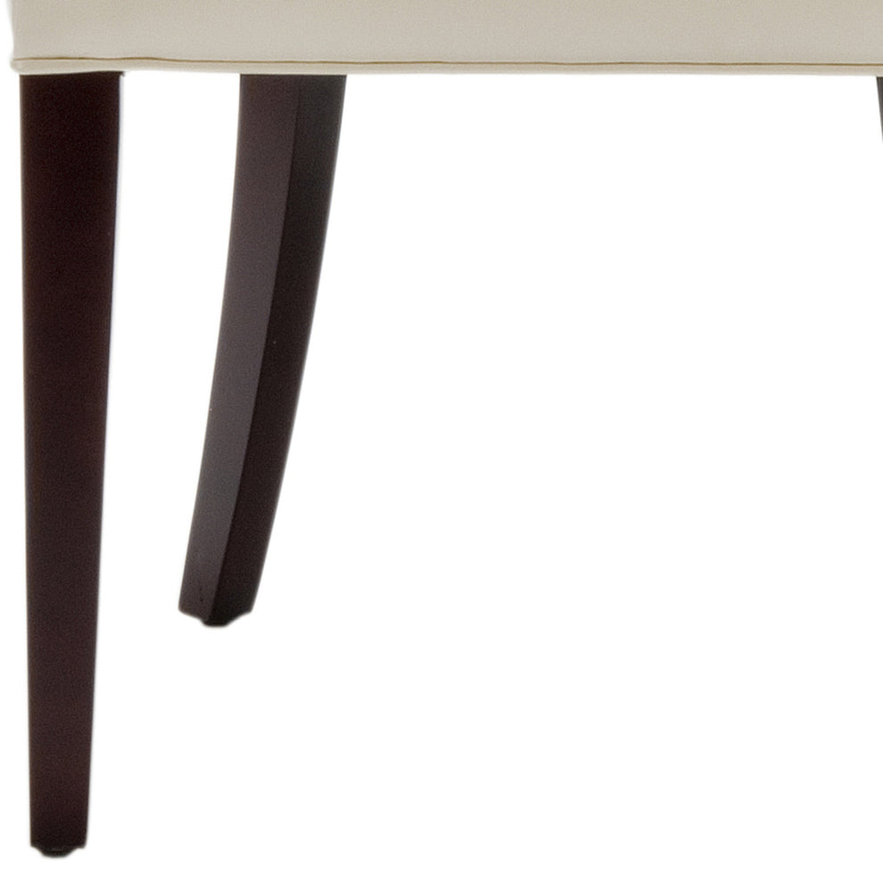 Safavieh Amanda Tufted Chair W/ Nickel Nail Heads | Dining Chairs | Modishstore - 9