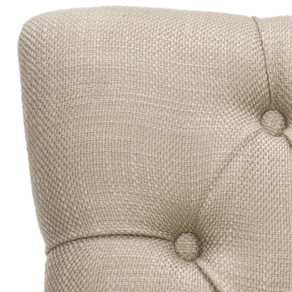 Safavieh Amanda Tufted Chair W/ Nickel Nail Heads | Dining Chairs | Modishstore - 14