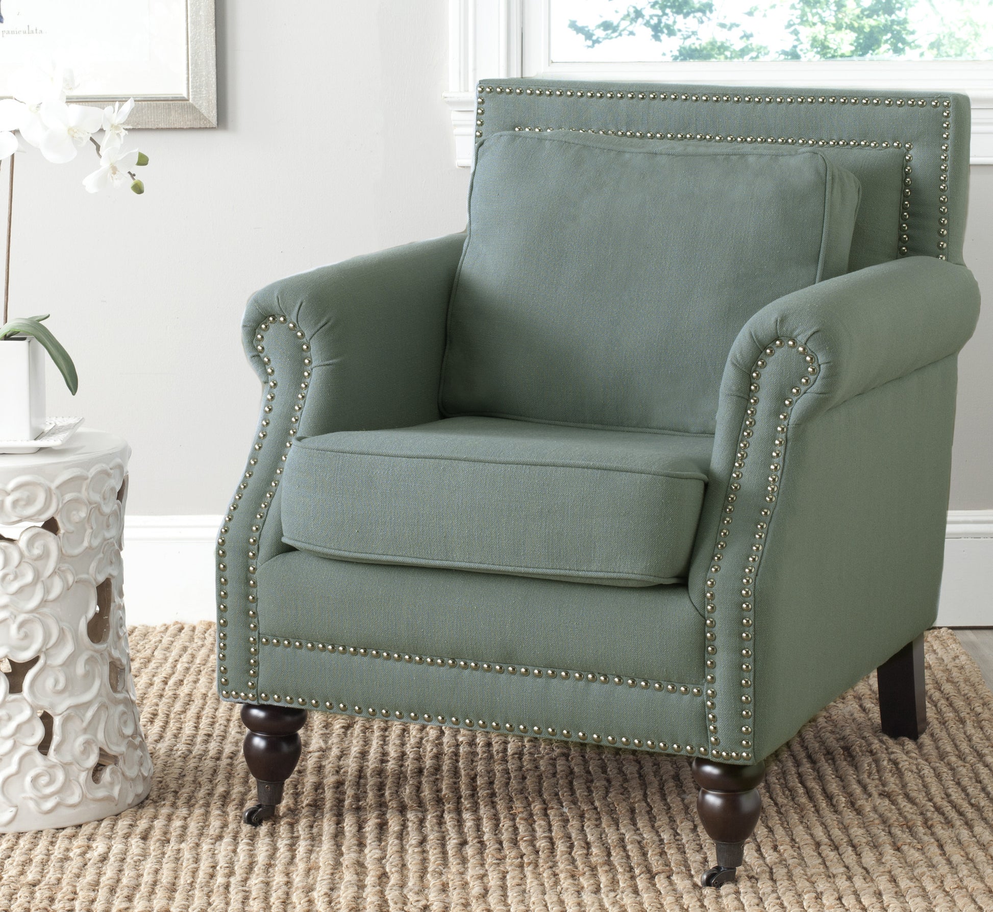 Safavieh Karsen Club Chair | Accent Chairs | Modishstore - 5