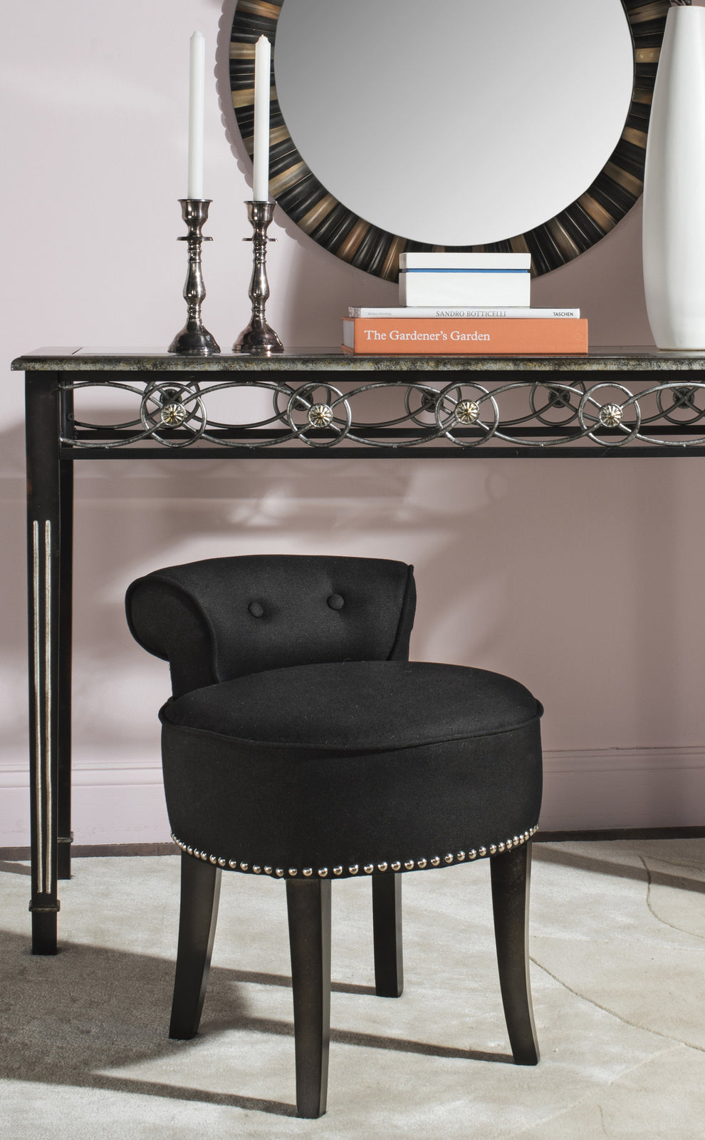 Safavieh Georgia Vanity Stool | Stools | Modishstore - 24