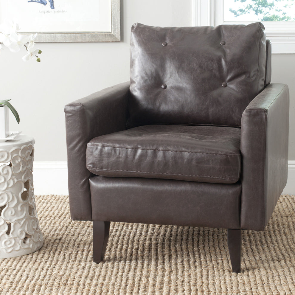 Safavieh Mid Century Modern Caleb Club Chair | Accent Chairs | Modishstore - 1
