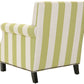 Safavieh Easton Club Chair With Stripes - Brass Nail Heads | Accent Chairs |  Modishstore  - 5